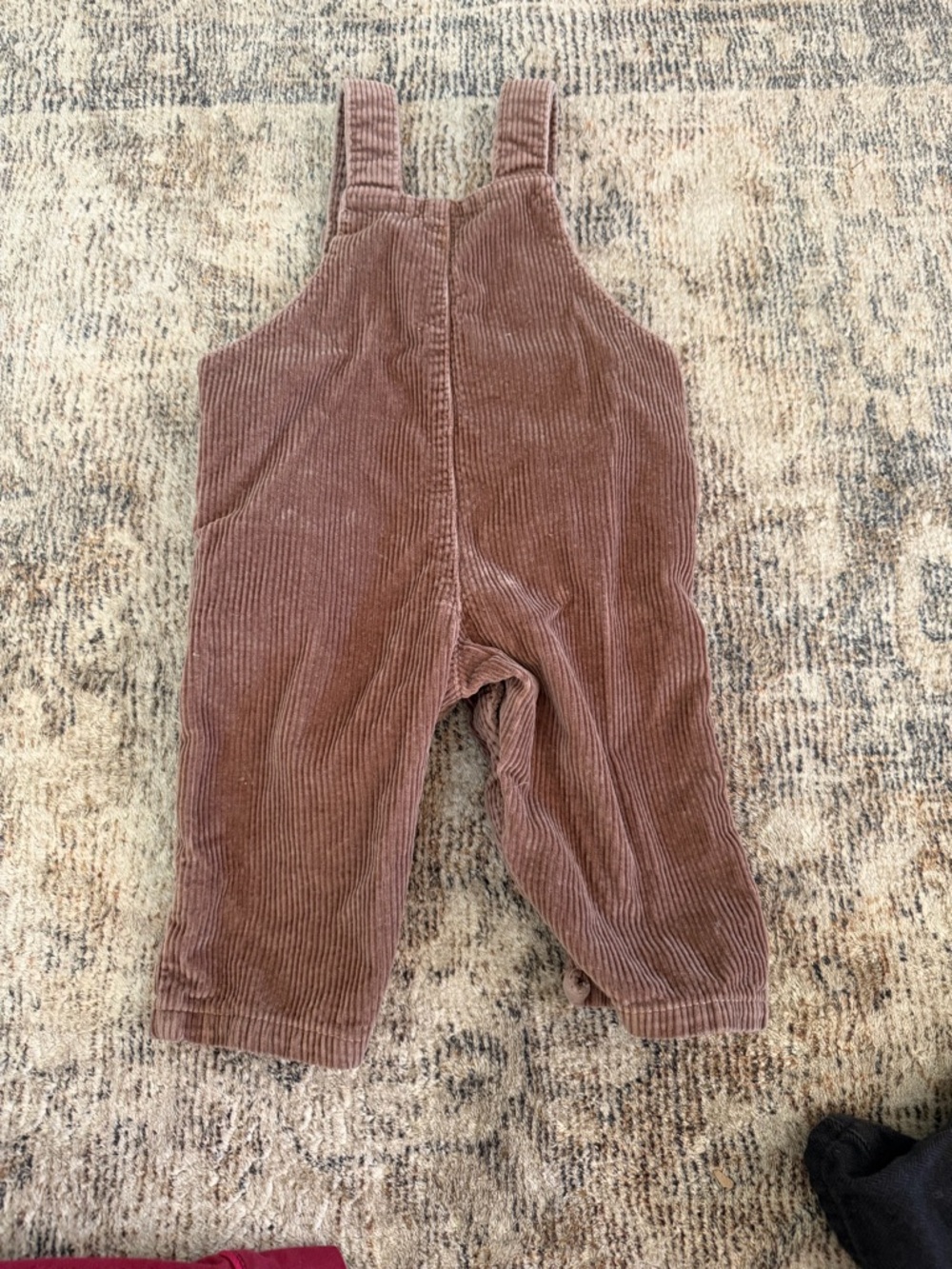 Set of 4 Baby/Toddler Overalls - Brown, Light Blue, Denim, Black - Picture 11 of 13